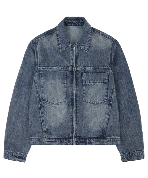 DECET(デケト)の「Denim Zip Jacket DCJK002BlueA(デニムジャケット・メンズ・その他・SMALL/MEDIUM/LARGE)」の8枚目の写真