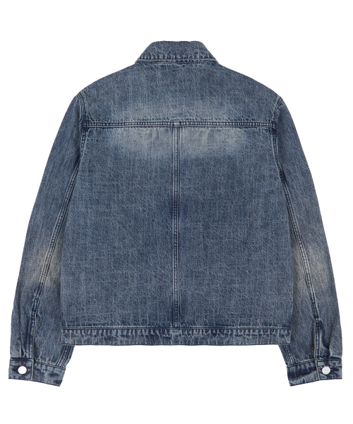 DECET(デケト)の「Denim Zip Jacket DCJK002BlueA(デニムジャケット・メンズ・その他・SMALL/MEDIUM/LARGE)」の9枚目の写真