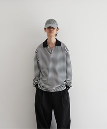 KAIKO（カイコー）の「KAIKO Long sleeve border polo shirt（ポロシャツ）」