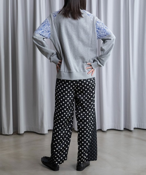 MARECHAL TERRE(マルシャルテル)の「カーブラインパンツ(その他パンツ・レディース・ブラウン/ホワイト系その他/ブラック/ブラック系その他・MEDIUM)」の22枚目の写真