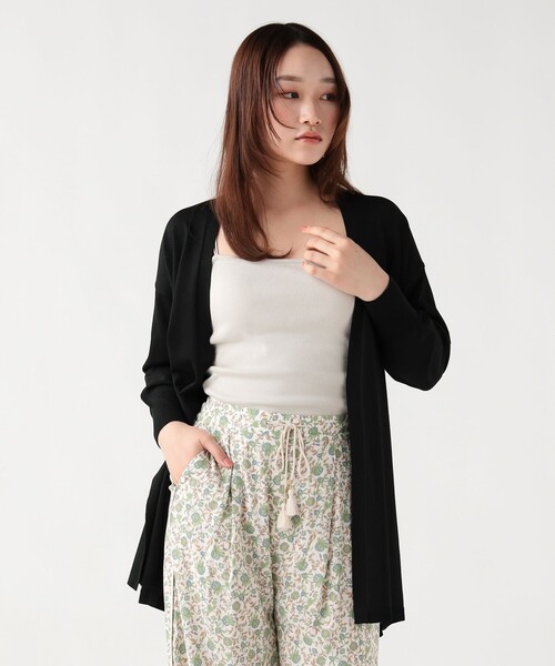 BEAMS HEART（ビームスハート）の「着流し カーディガン（カーディガン/ボレロ・レディース・ミント/オフホワイト/ライトグレー/ブラック・FREE）」の7枚目の写真
