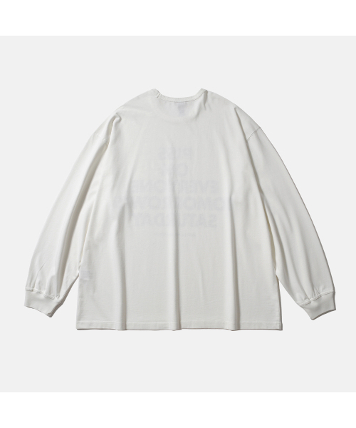 MOIF（モイフ）の「[AW25] POETS L/S TEE / OFF WHITE（Tシャツ/カットソー・メンズ・その他・1(S)/2(M)/3(L)）」の2枚目の写真