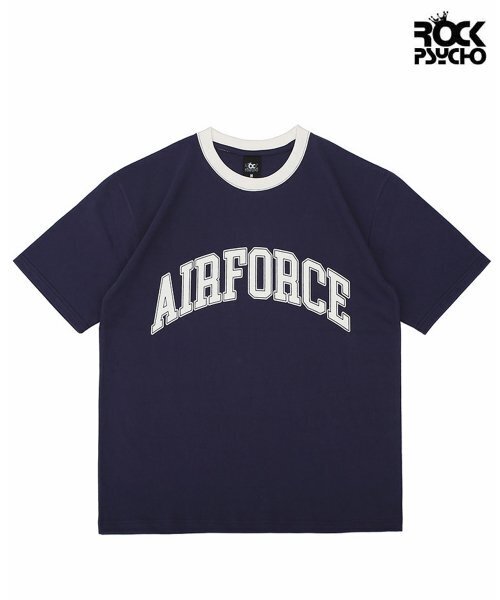 ROCKPSYCHO(ロックサイコ)の「ビッグフォース 半袖Tシャツ-ネイビー(Tシャツ/カットソー・メンズ・その他・MEDIUM)」の1枚目の写真
