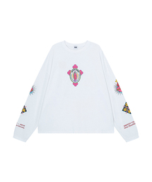 HIGHTIDEFRANKIE（ハイタイドフランキー）の「Nosso bebe amado  Long Sleeve Tee White（Tシャツ/カットソー）」
