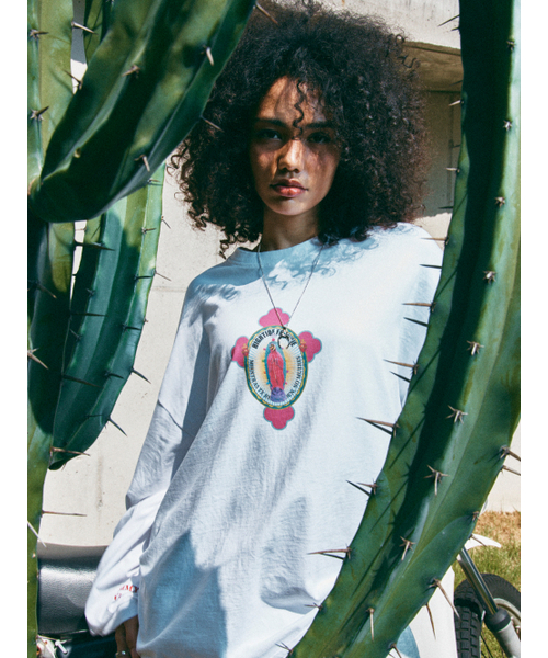 HIGHTIDEFRANKIE(ハイタイドフランキー)の「Nosso bebe amado Long Sleeve Tee White(Tシャツ/カットソー・メンズ・ホワイト・FREE)」の2枚目の写真