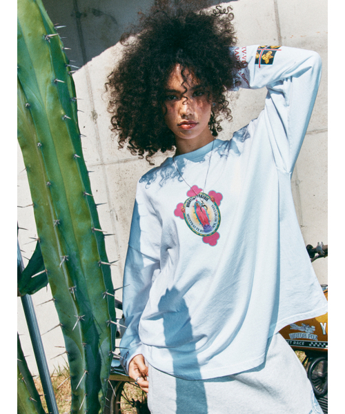 HIGHTIDEFRANKIE(ハイタイドフランキー)の「Nosso bebe amado Long Sleeve Tee White(Tシャツ/カットソー・メンズ・ホワイト・FREE)」の3枚目の写真