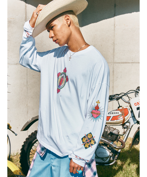 HIGHTIDEFRANKIE(ハイタイドフランキー)の「Nosso bebe amado Long Sleeve Tee White(Tシャツ/カットソー・メンズ・ホワイト・FREE)」の7枚目の写真