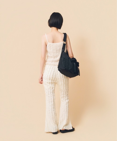 Casselini（キャセリーニ）の「Casselini(キャセリーニ)バラモチーフショルダー（ショルダーバッグ・レディース・ブラック/カーキ・FREE）」の7枚目の写真