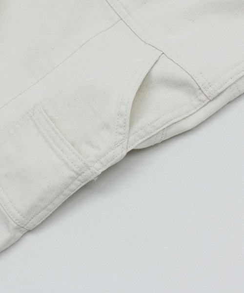 URCH RNA(アーチ アールエヌエー)の「R4416 ワークテイストのPJ'sパンツ(デニムパンツ・レディース・キナリ/ワンウォッシュ・FREE)」の16枚目の写真