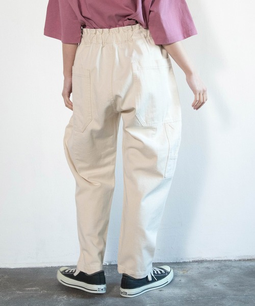 URCH RNA(アーチ アールエヌエー)の「R4416 ワークテイストのPJ'sパンツ(デニムパンツ・レディース・キナリ/ワンウォッシュ・FREE)」の8枚目の写真