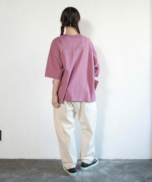 URCH RNA(アーチ アールエヌエー)の「R4416 ワークテイストのPJ'sパンツ(デニムパンツ・レディース・キナリ/ワンウォッシュ・FREE)」の13枚目の写真