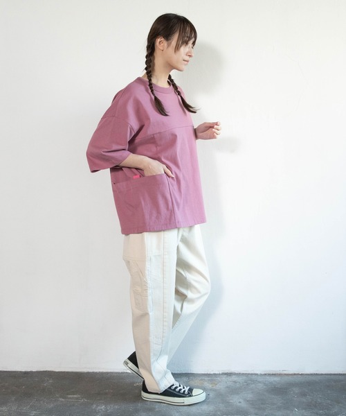 URCH RNA(アーチ アールエヌエー)の「R4416 ワークテイストのPJ'sパンツ(デニムパンツ・レディース・キナリ/ワンウォッシュ・FREE)」の11枚目の写真