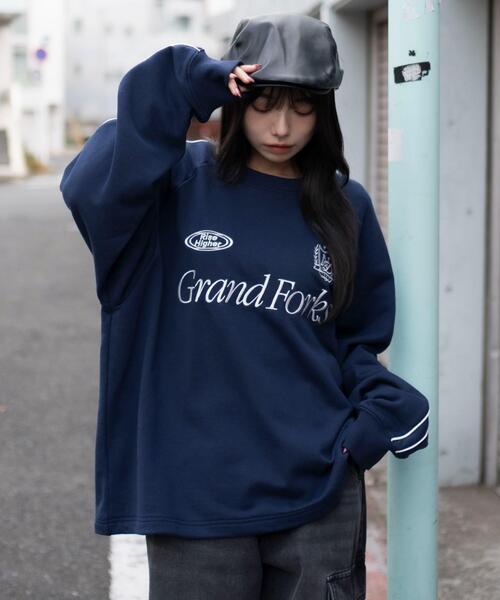 WEGO（ウィゴー）の「WEGO/【26年春夏新作】ショートドロストラインプルオーバー（スウェット・メンズ・ネイビー/ホワイト/ブラウン・MEDIUM/LARGE）」の20枚目の写真