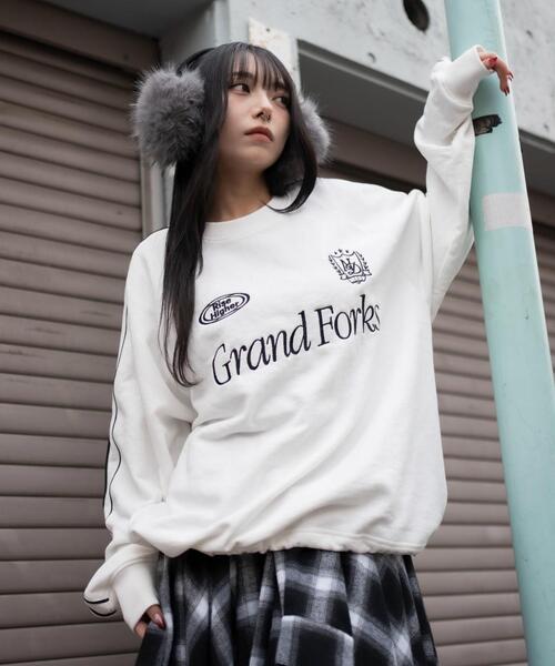 WEGO/【26年春夏新作】ショートドロストラインプルオーバー