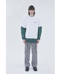 BMUETTE（ビムウィエ）の「オーバーサイズレイヤードTシャツ（Tシャツ/カットソー）」