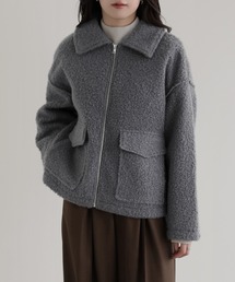 nouvellemoi（ヌーベルモイ）の「Wポケットジップブルゾン（ブルゾン）」