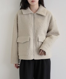 nouvellemoi（ヌーベルモイ）の「Wポケットジップブルゾン（ブルゾン）」