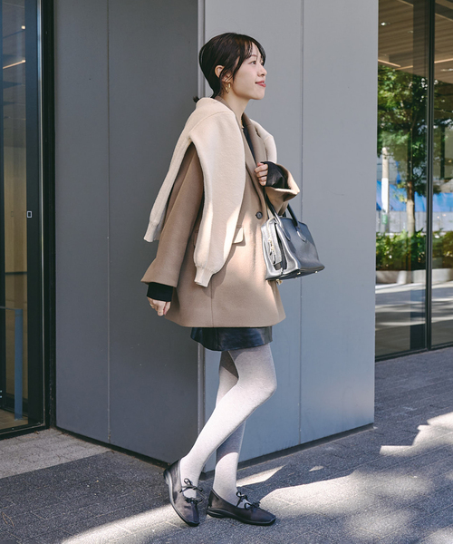 LE TALON（ルタロン）の「《追加》Lダブルリボンバレリーナ（スニーカー・レディース・ピンク/ブラック・25cm/24.5cm/24cm/23.5cm/23cm/22.5cm/22cm）」の14枚目の写真