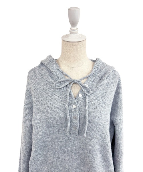 mohair knit hoodie（パーカー）｜Rose Muse（ロゼミューズ）の