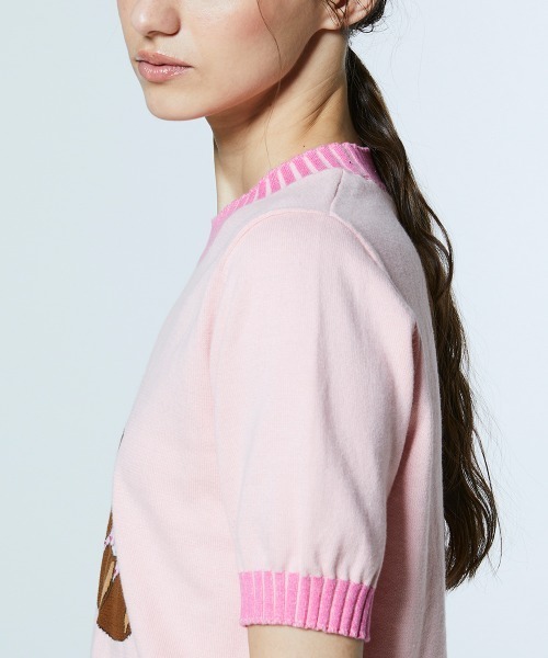 DOUBLE STANDARD CLOTHING（ダブルスタンダードクロージング）の「ソフトタッチ ベアニット（ニット/セーター・レディース・ピンク・36/38）」の9枚目の写真