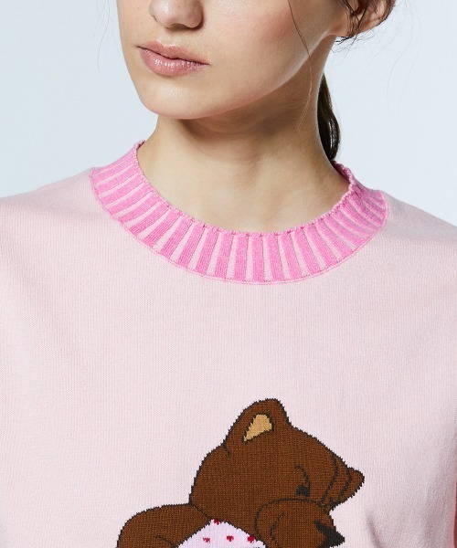 DOUBLE STANDARD CLOTHING（ダブルスタンダードクロージング）の「ソフトタッチ ベアニット（ニット/セーター・レディース・ピンク・36/38）」の7枚目の写真