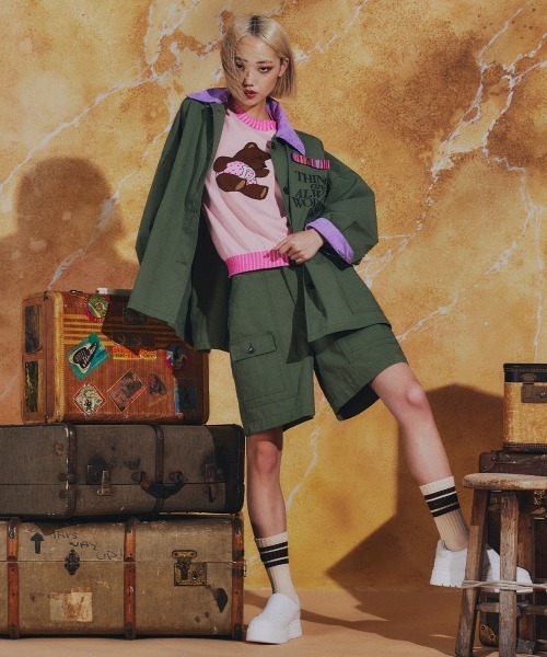 DOUBLE STANDARD CLOTHING（ダブルスタンダードクロージング）の「ソフトタッチ ベアニット（ニット/セーター・レディース・ピンク・36/38）」の14枚目の写真