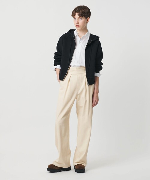 H　BEAUTY&YOUTH UNITED ARROWS（エイチビューティーアンドユースユナイテッドアローズ）の「＜H＞ツイル グルカパンツ（その他パンツ・レディース・ブラック/オフホワイト・S/M）」の2枚目の写真