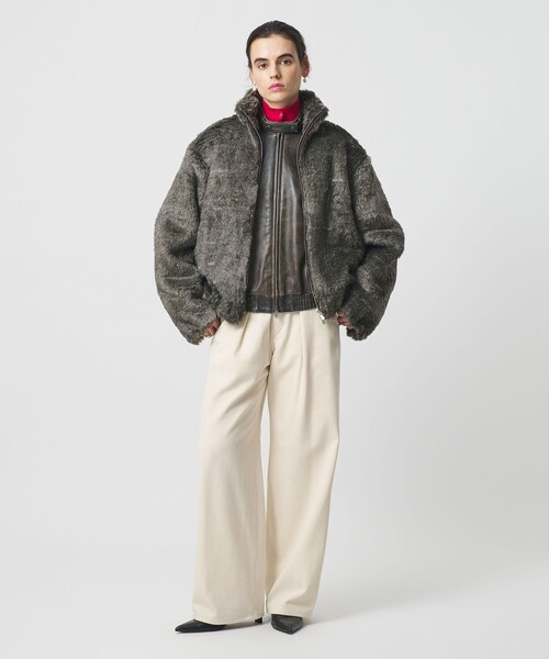 H　BEAUTY&YOUTH UNITED ARROWS（エイチビューティーアンドユースユナイテッドアローズ）の「＜H＞ツイル グルカパンツ（その他パンツ・レディース・ブラック/オフホワイト・S/M）」の7枚目の写真