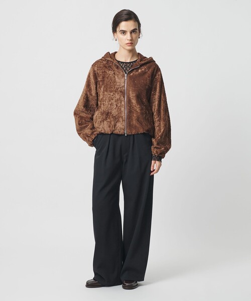 H　BEAUTY&YOUTH UNITED ARROWS（エイチビューティーアンドユースユナイテッドアローズ）の「＜H＞ツイル グルカパンツ（その他パンツ・レディース・ブラック/オフホワイト・S/M）」の9枚目の写真