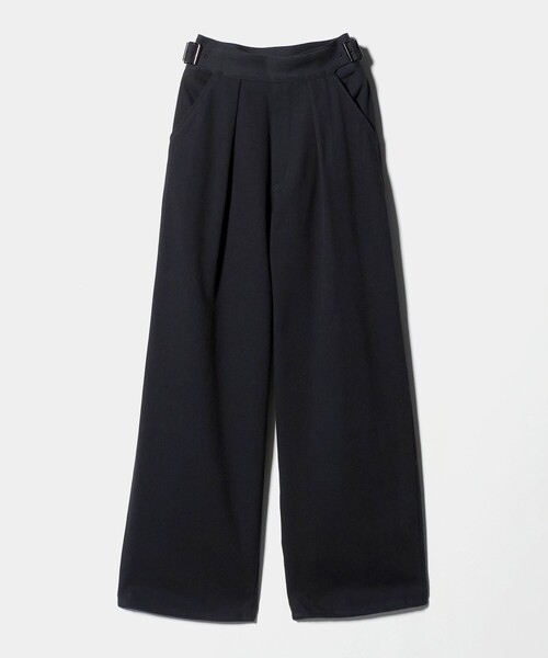 H　BEAUTY&YOUTH UNITED ARROWS（エイチビューティーアンドユースユナイテッドアローズ）の「＜H＞ツイル グルカパンツ（その他パンツ・レディース・ブラック/オフホワイト・S/M）」の10枚目の写真