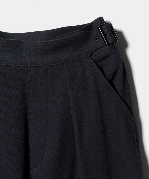 H　BEAUTY&YOUTH UNITED ARROWS（エイチビューティーアンドユースユナイテッドアローズ）の「＜H＞ツイル グルカパンツ（その他パンツ・レディース・ブラック/オフホワイト・S/M）」の12枚目の写真