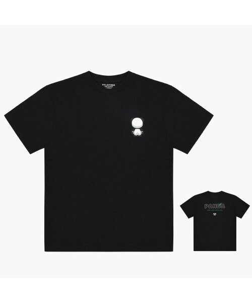 PALMTREE GOLF(パームツリーゴルフ)の「パンダ 半袖Tシャツ ブラック(Tシャツ/カットソー・メンズ・その他・MEDIUM/LARGE/X-LARGE)」の1枚目の写真