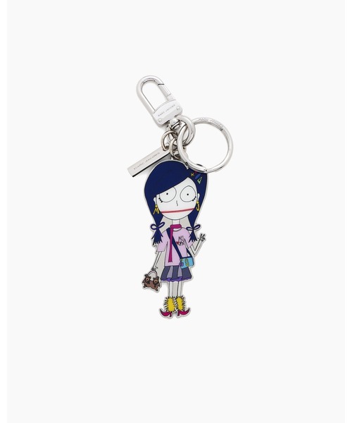 MARC JACOBS(マークジェイコブス)の「THE BAG CHARM/ザ シティ バッグ チャーム(キーホルダー・レディース・ブラック×ピンク/ピンク系その他/ピンク/ピンク系/シルバー系その他・ONE SIZE)」の1枚目の写真