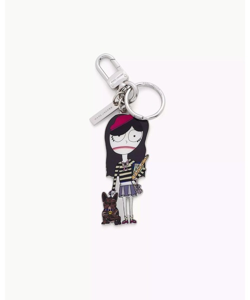 MARC JACOBS(マークジェイコブス)の「THE BAG CHARM/ザ シティ バッグ チャーム(キーホルダー・レディース・ブラック×ピンク/ピンク系その他/ピンク/ピンク系/シルバー系その他・ONE SIZE)」の3枚目の写真