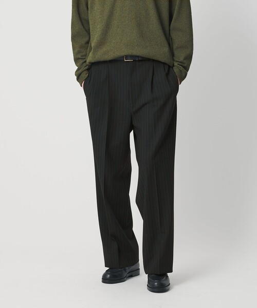 ダブル T/R 2プリーツ ボリューム スラックス NO.9 ウォッシャブル