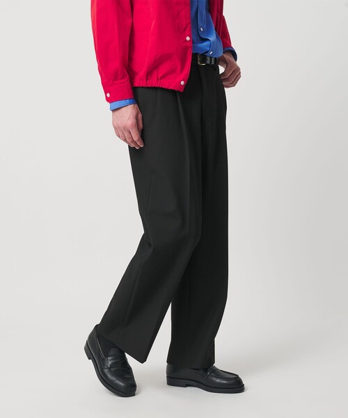 BEAUTY&YOUTH UNITED ARROWS（ビューティーアンドユースユナイテッドアローズ）の「ダブル T/R 2プリーツ ボリューム スラックス NO.9 ウォッシャブル（スラックス・メンズ・ダークグレー/その他1/ブラック・XL/M/L/S）」の6枚目の写真