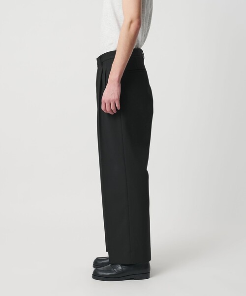 BEAUTY&YOUTH UNITED ARROWS（ビューティーアンドユースユナイテッドアローズ）の「ダブル T/R 2プリーツ ボリューム スラックス NO.9 ウォッシャブル（スラックス・メンズ・ダークグレー/その他1/ブラック・XL/M/L/S）」の11枚目の写真