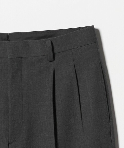 BEAUTY&YOUTH UNITED ARROWS（ビューティーアンドユースユナイテッドアローズ）の「ダブル T/R 2プリーツ ボリューム スラックス NO.9 ウォッシャブル（スラックス・メンズ・ダークグレー/その他1/ブラック・XL/M/L/S）」の16枚目の写真