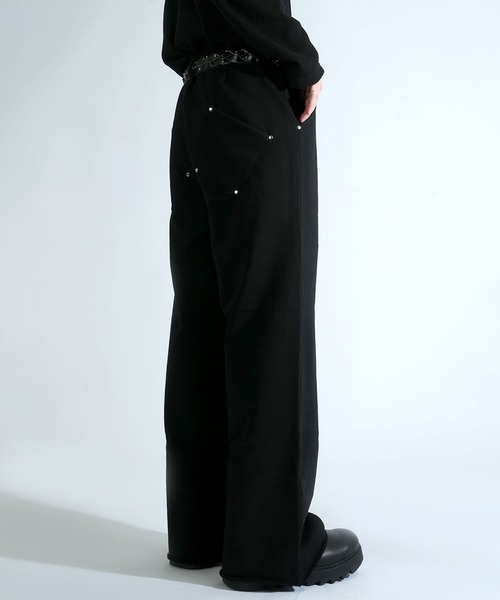 Starting Over（スターティングオーバー）の「tuck loopback sweatpants/タック 裏毛スウェットパンツ タックワイドパンツ（スウェットパンツ・メンズ・ブラック/チャコールグレー/カモフラージュ・L/M）」の15枚目の写真