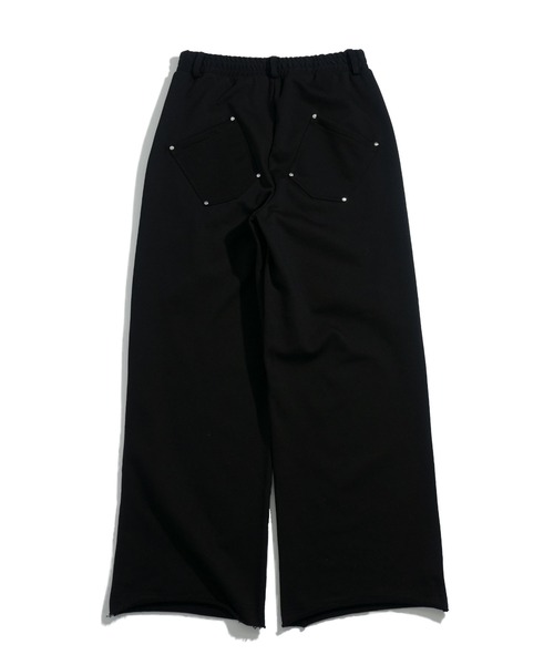 Starting Over（スターティングオーバー）の「tuck loopback sweatpants/タック 裏毛スウェットパンツ タックワイドパンツ（スウェットパンツ・メンズ・ブラック/チャコールグレー/カモフラージュ・L/M）」の5枚目の写真