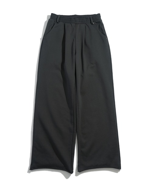 Starting Over（スターティングオーバー）の「tuck loopback sweatpants/タック 裏毛スウェットパンツ タックワイドパンツ（スウェットパンツ・メンズ・ブラック/チャコールグレー/カモフラージュ・L/M）」の6枚目の写真