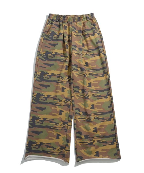 Starting Over（スターティングオーバー）の「tuck loopback sweatpants/タック 裏毛スウェットパンツ タックワイドパンツ（スウェットパンツ・メンズ・ブラック/チャコールグレー/カモフラージュ・L/M）」の8枚目の写真