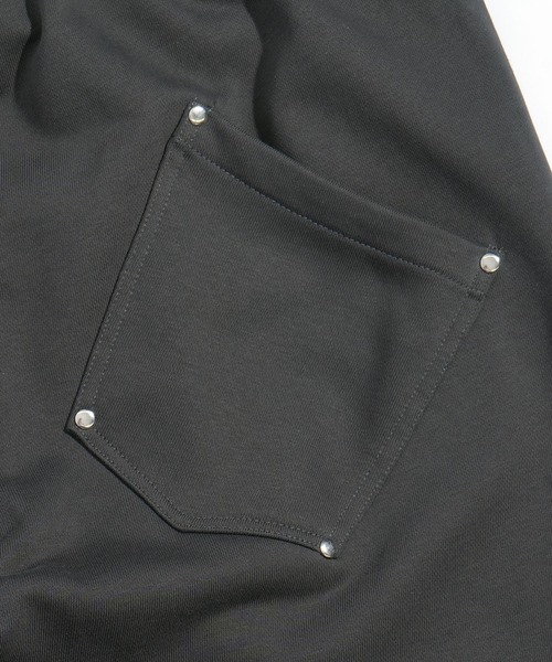 Starting Over（スターティングオーバー）の「tuck loopback sweatpants/タック 裏毛スウェットパンツ タックワイドパンツ（スウェットパンツ・メンズ・ブラック/チャコールグレー/カモフラージュ・L/M）」の13枚目の写真