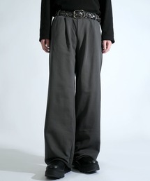 Starting Over（スターティングオーバー）の「tuck loopback sweatpants/タック 裏毛スウェットパンツ タックワイドパンツ（スウェットパンツ）」