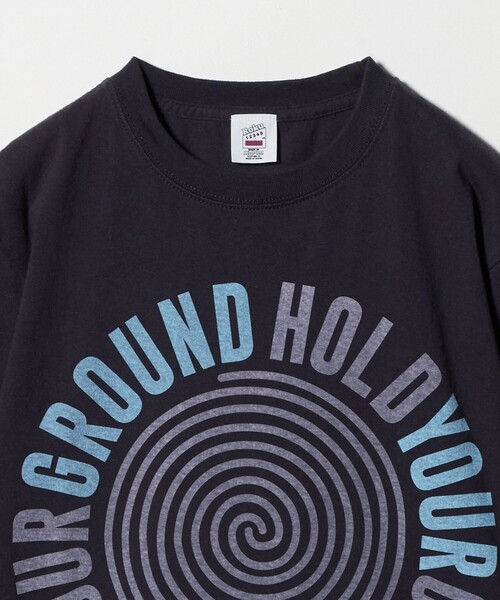 6(ロク)の「<6(ROKU)>HOLD YOUR GROUND ロングスリーブTシャツ(Tシャツ/カットソー・レディース・ネイビー/ホワイト・S/L)」の6枚目の写真