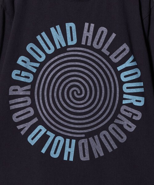 6(ロク)の「<6(ROKU)>HOLD YOUR GROUND ロングスリーブTシャツ(Tシャツ/カットソー・レディース・ネイビー/ホワイト・S/L)」の9枚目の写真