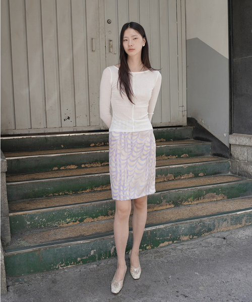 NUUANU(ヌアヌ)の「Pumila Skirt_Lavender(スカート・レディース・その他・3/2/1)」の1枚目の写真