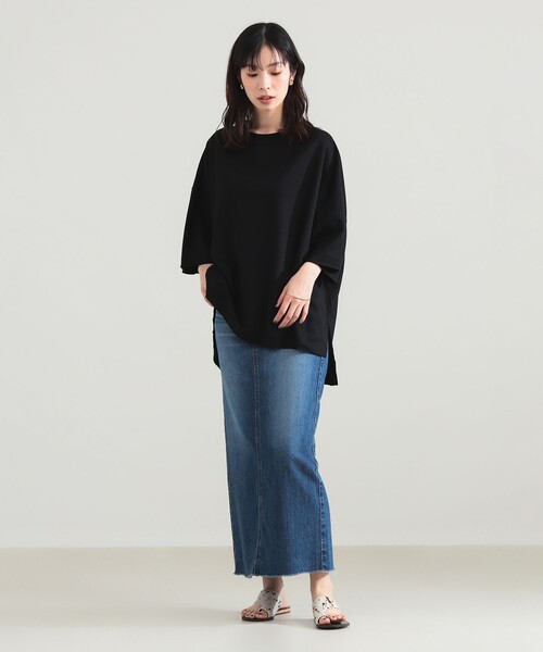 Demi-Luxe BEAMS(デミルクス ビームス)の「COG THE BIGSMOKE / DELTA Tシャツ(Tシャツ/カットソー・レディース・ブラック/ライトグレー/ネイビー・ONE SIZE)」の9枚目の写真