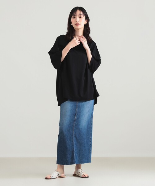Demi-Luxe BEAMS(デミルクス ビームス)の「COG THE BIGSMOKE / DELTA Tシャツ(Tシャツ/カットソー・レディース・ブラック/ライトグレー/ネイビー・ONE SIZE)」の10枚目の写真