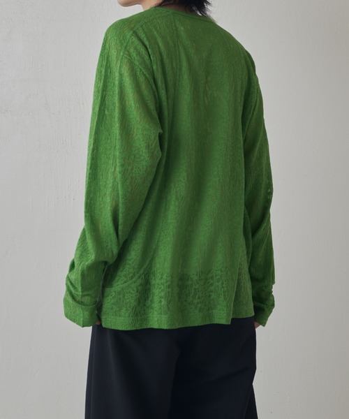 Lui's（ルイス）の「スウィッチングシアーPO（Tシャツ/カットソー・メンズ・グリーン/ホワイト/ブラック・M/S）」の18枚目の写真